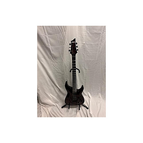 Schecter Guitar Research Used Schecter Guitar Research Apoc SILVER MOUNTAIN BLOOD MOON Solid Body Electric Guitar SILVER MOUNTAIN BLOOD MOON