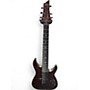 Used Schecter Guitar Research Apocalypse 7 string Red Solid Body Electric Guitar Red