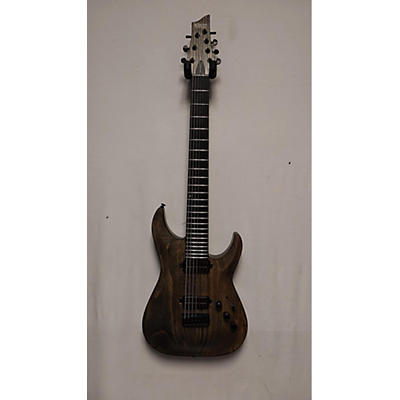 Schecter Guitar Research Used Schecter Guitar Research Apocalypse C7 Trans Brown Solid Body Electric Guitar