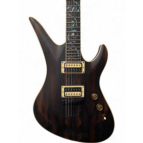 Used Schecter Guitar Research Avenger Exotic Natural Solid Body Electric Guitar Natural