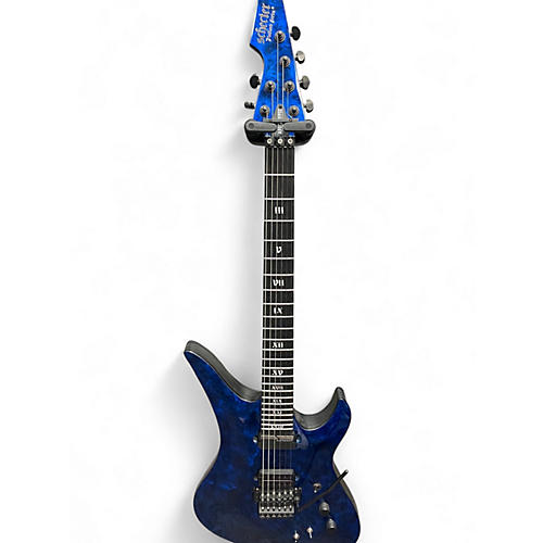 Used Schecter Guitar Research Avenger FR S Apocalypse Blue Reign Solid Body Electric Guitar Blue Reign