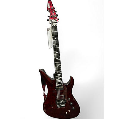 Used Schecter Guitar Research Avenger FR-S Apocalypse Red Solid Body Electric Guitar