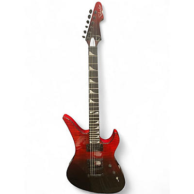 Used Schecter Guitar Research Avenger standard Blood burst Solid Body Electric Guitar