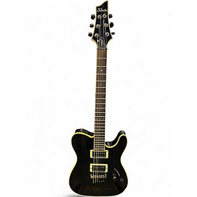 Used Schecter Guitar Research BLACKJACK BLACK Solid Body Electric Guitar