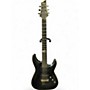 Used Schecter Guitar Research BLACKJACK SLS Black Solid Body Electric Guitar Black