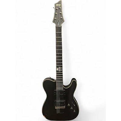 Used Schecter Guitar Research BLACKJACK SLS Black Solid Body Electric Guitar