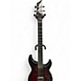 Used Schecter Guitar Research BLACKJACK SLS FR RED Solid Body Electric Guitar RED