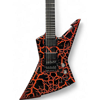 Used Schecter Guitar Research BalSac E-1 FR Crackle Red Solid Body Electric Guitar