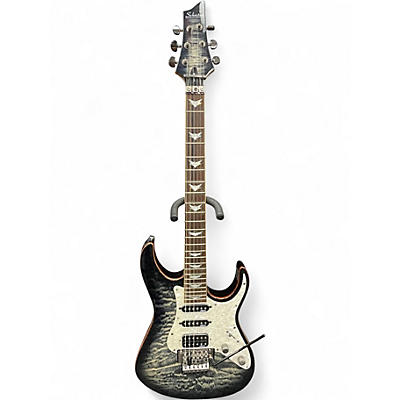 Used Schecter Guitar Research Banshee-6 Extreme Trans Charcoal Solid Body Electric Guitar