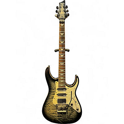 Used Schecter Guitar Research Banshee-6 FR Extreme Charcoal Solid Body Electric Guitar