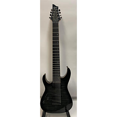 Schecter Guitar Research Used Schecter Guitar Research Banshee-8 P Left Handed Trans Black Solid Body Electric Guitar