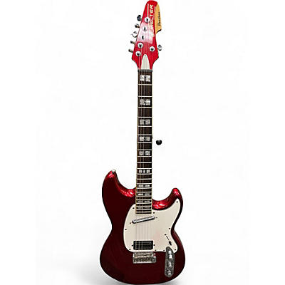 Used Schecter Guitar Research Banshee Candy Apple Red Metallic Solid Body Electric Guitar