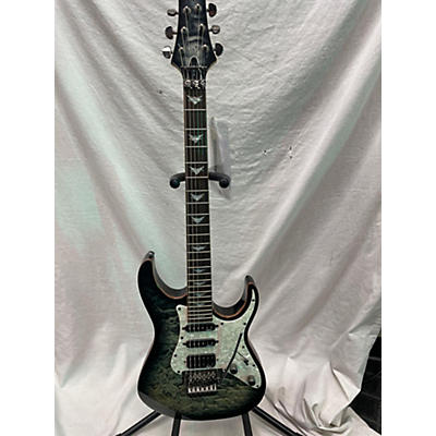 Schecter Guitar Research Used Schecter Guitar Research Banshee Extreme FR Charcoal Burst Solid Body Electric Guitar