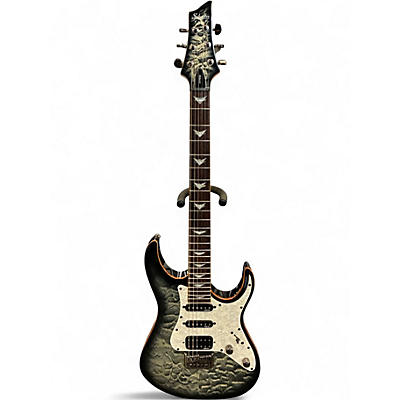 Used Schecter Guitar Research Banshee Extreme FR Gray Charcoal Burst Solid Body Electric Guitar