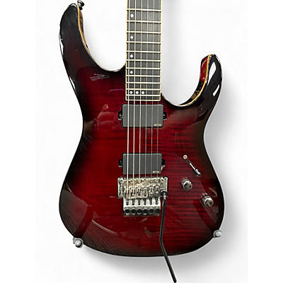 Used Schecter Guitar Research Banshee FR-A Crimson Burst Solid Body Electric Guitar
