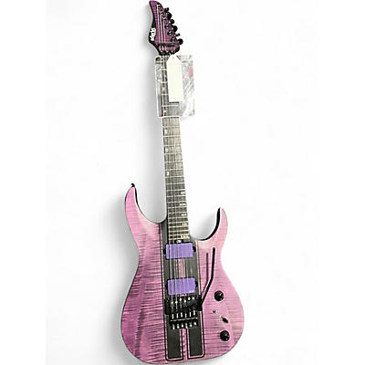 Used Schecter Guitar Research Banshee GT FR Trans Purple Solid Body Electric Guitar
