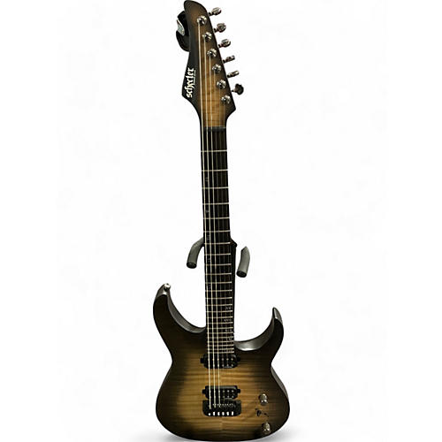 Used Schecter Guitar Research Banshee MACH 6 TRANS COAL Solid Body Electric Guitar TRANS COAL
