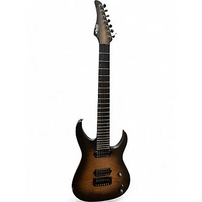 Used Schecter Guitar Research Banshee Mach-7 Satin Black Solid Body Electric Guitar
