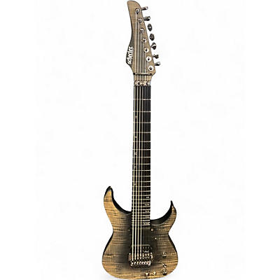 Used Schecter Guitar Research Banshee Mach FR S 7 -String Trans Black Solid Body Electric Guitar