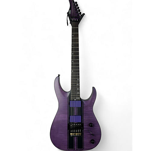 Used Schecter Guitar Research Banshee Purple Solid Body Electric Guitar Purple