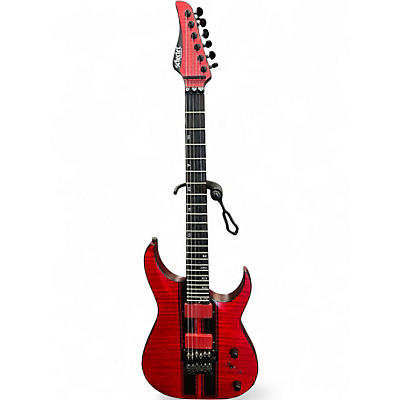 Used Schecter Guitar Research Banshee Racing Red Solid Body Electric Guitar