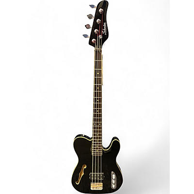 Schecter Guitar Research Used Schecter Guitar Research Baron H Black Electric Bass Guitar