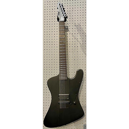 Schecter Guitar Research Used Schecter Guitar Research Black Metal Baritone Flat Black Solid Body Electric Guitar Flat Black