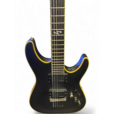 Used Schecter Guitar Research Blackjack ATX Black Solid Body Electric Guitar