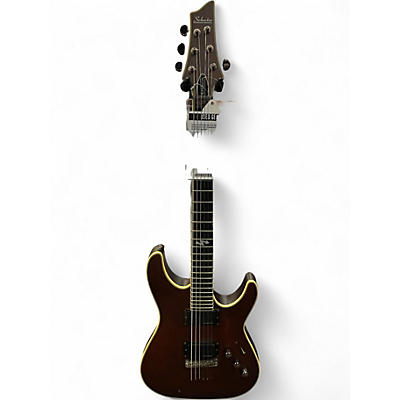 Used Schecter Guitar Research Blackjack ATX C1 Walnut Solid Body Electric Guitar