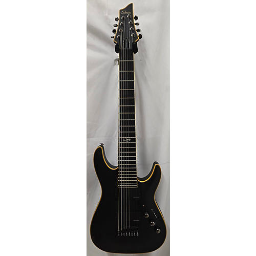 Schecter Guitar Research Used Schecter Guitar Research Blackjack ATX C8 Satin Black Solid Body Electric Guitar Satin Black