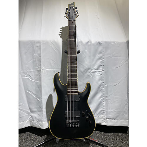 Schecter Guitar Research Used Schecter Guitar Research Blackjack ATX C8 Satin Black Solid Body Electric Guitar Satin Black