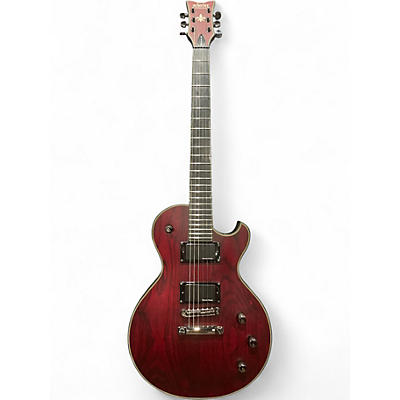 Used Schecter Guitar Research Blackjack ATX Solo-II Red Solid Body Electric Guitar