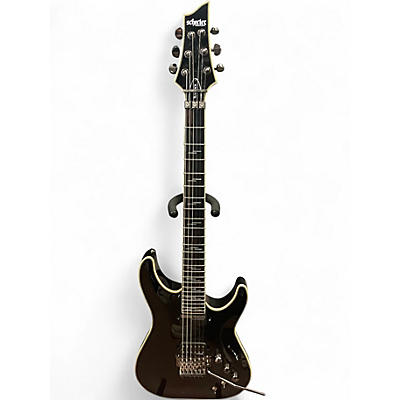Used Schecter Guitar Research Blackjack C-1 FR S Sustainiac Black Solid Body Electric Guitar