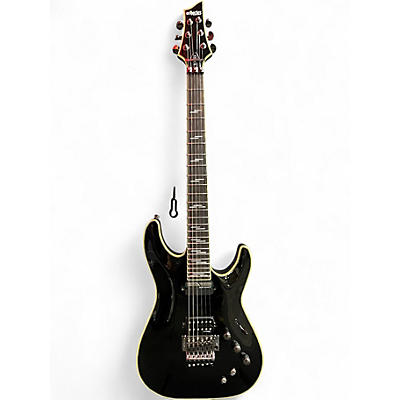 Used Schecter Guitar Research Blackjack C-1 Floyd w/ Sustainiac Black Solid Body Electric Guitar