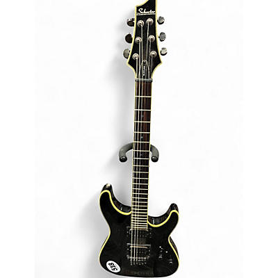 Used Schecter Guitar Research Blackjack C1 Black Solid Body Electric Guitar