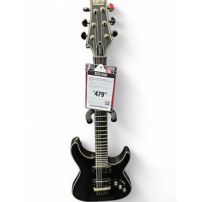 Used Schecter Guitar Research Blackjack C1 Black Solid Body Electric Guitar