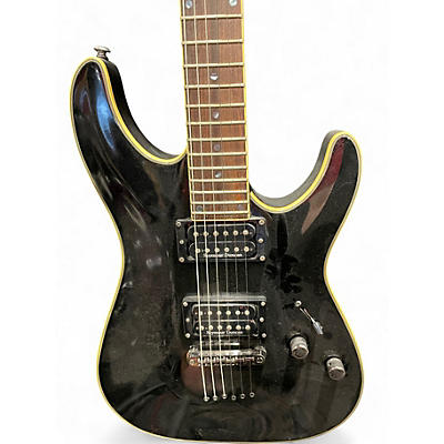 Used Schecter Guitar Research Blackjack C1 Black Solid Body Electric Guitar