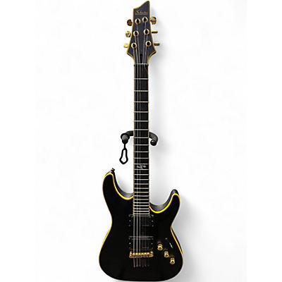 Used Schecter Guitar Research Blackjack C1 Black Solid Body Electric Guitar