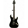 Used Schecter Guitar Research Blackjack C1 Black Solid Body Electric Guitar Black