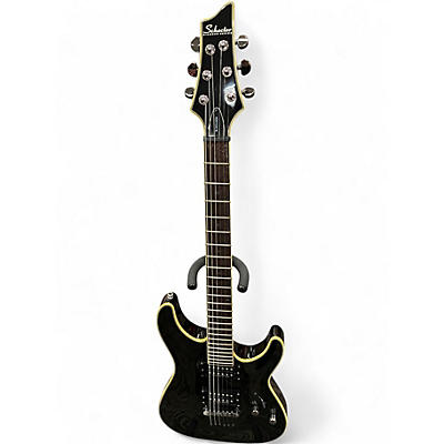 Used Schecter Guitar Research Blackjack C1 Black Solid Body Electric Guitar