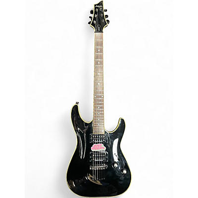 Used Schecter Guitar Research Blackjack C1 Black Solid Body Electric Guitar