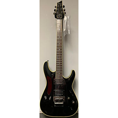 Schecter Guitar Research Used Schecter Guitar Research Blackjack C1 Floyd Rose Black Solid Body Electric Guitar