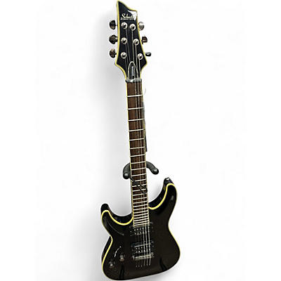 Used Schecter Guitar Research Blackjack C1 Left Handed Black Electric Guitar