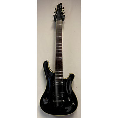 Schecter Guitar Research Used Schecter Guitar Research Blackjack C7 Black Solid Body Electric Guitar