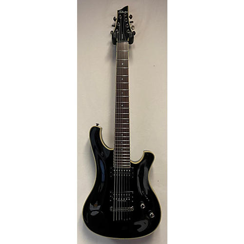 Schecter Guitar Research Used Schecter Guitar Research Blackjack C7 Black Solid Body Electric Guitar Black