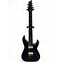 Used Schecter Guitar Research Blackjack C7 Black Solid Body Electric Guitar Black