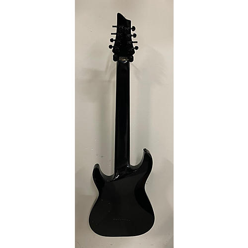 Schecter Guitar Research Used Schecter Guitar Research Blackjack C8 Black And Red Solid Body Electric Guitar black and red