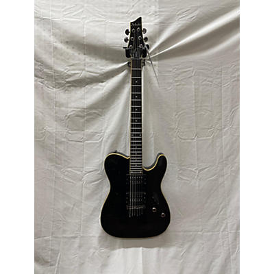 Schecter Guitar Research Used Schecter Guitar Research Blackjack Diamond PT Black Solid Body Electric Guitar