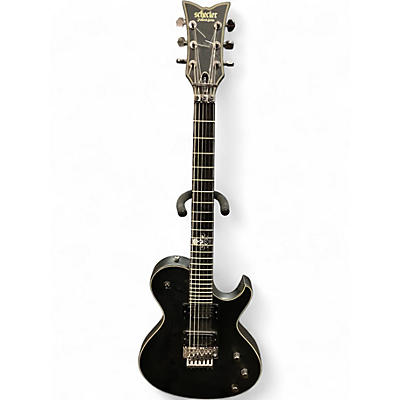 Used Schecter Guitar Research Blackjack SLS Black Solid Body Electric Guitar
