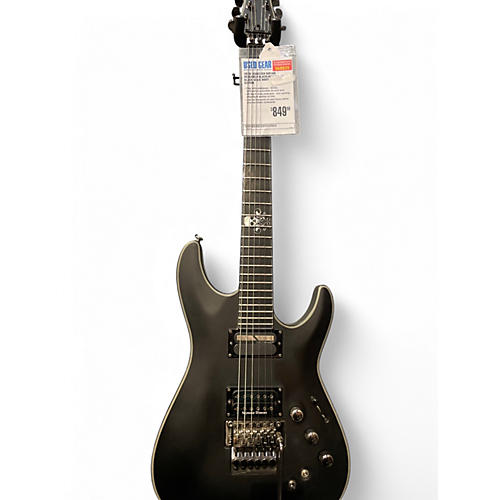 Used Schecter Guitar Research Blackjack SLS C1 Black Solid Body Electric Guitar Black